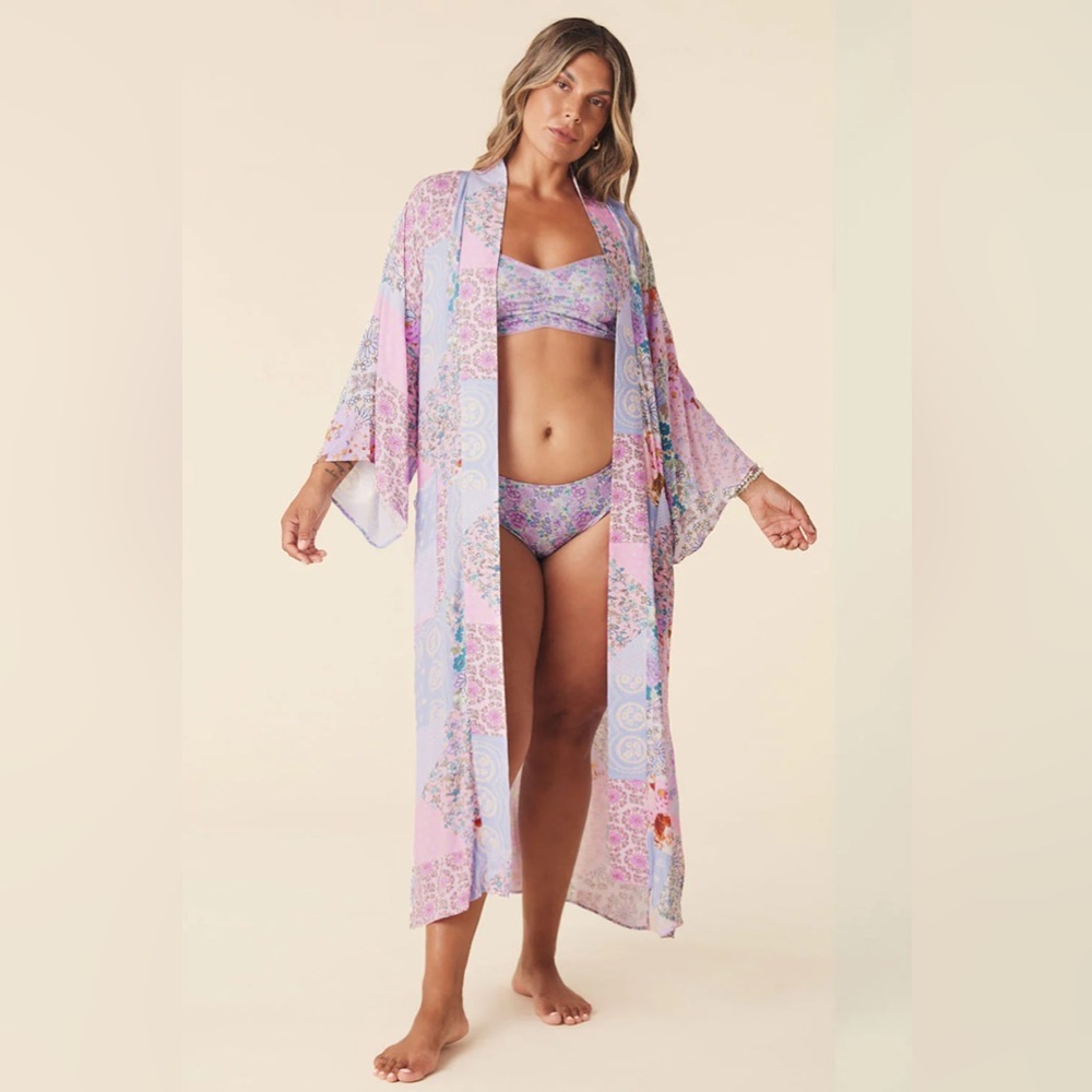 Spell Cha Cha Jacaranda Robe - Picture 2 of 4